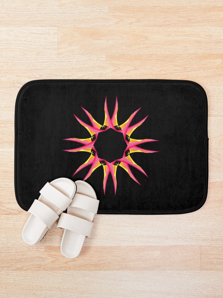 Thumbnail 1 of 6, Bath Mat, Red Star designed and sold by RomeoAzahar.