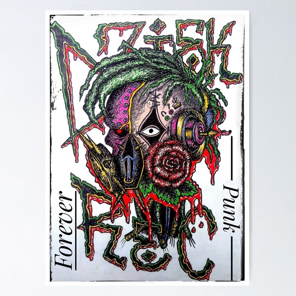 Item preview, Color CyberPunk Man Design designed and sold by Lucky Day Shop 777.