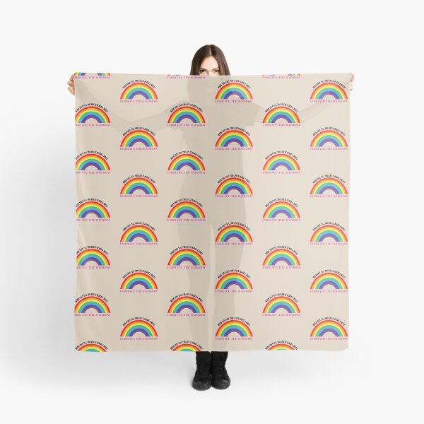 Artikelvorschau, Wenn man dir sagt, dass das Leben schwarz und weiß ist: EMBRACE THE RAINBOW entworfen und verkauft von CheekyGrace.
