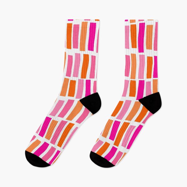 Item preview, Pink and Orange, Abstract, Lines and Stripes designed and sold by OneThreeSix.