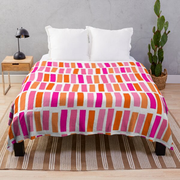 Item preview, Pink and Orange, Abstract, Lines and Stripes designed and sold by OneThreeSix.