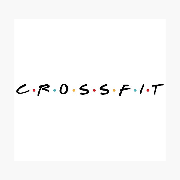 Item preview, Crossfit Friends designed and sold by J. Vilallonga.