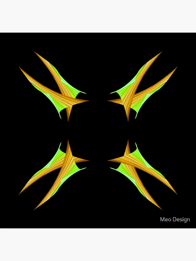 Thumbnail 4 of 4, Clock, Star Pattern designed and sold by Meo Design.