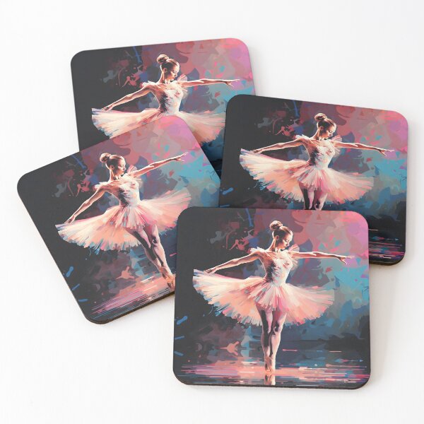 Item preview, Watercolor ballerina digital print designed and sold by dcrc.