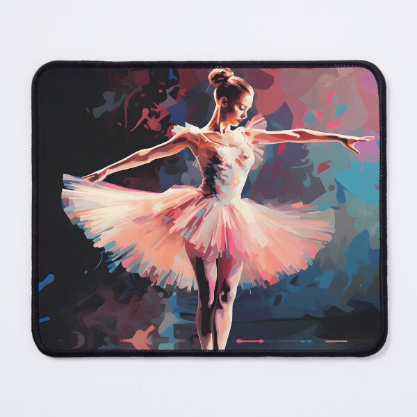 Item preview, Watercolor ballerina digital print designed and sold by dcrc.