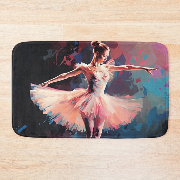 Item preview, Watercolor ballerina digital print designed and sold by dcrc.