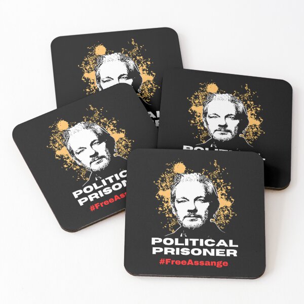 Item preview, Political Prisoner Free Assange 	 		 designed and sold by ayzryuqvgf2.