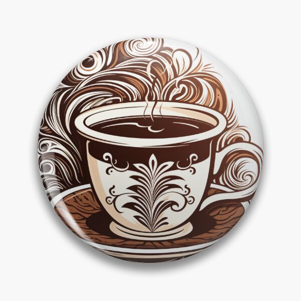 Item preview, coffee sticker  designed and sold by patternshoprad.
