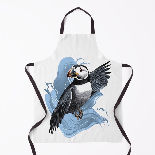 Item preview, Atlantic Whimsy: Puffin in the North Sea Graphic Art designed and sold by CaledoniArt.