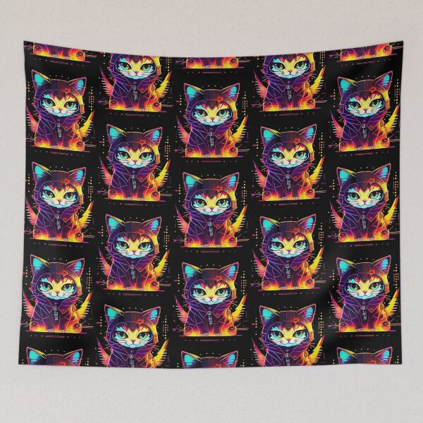 Item preview, A Cat Cyberpunk - collection II - v2 designed and sold by LashondaHazel.