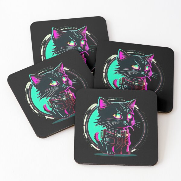 Item preview, A Cat Cyberpunk - collection II - v3 designed and sold by LashondaHazel.