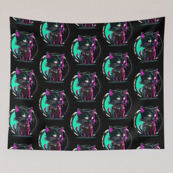 Item preview, A Cat Cyberpunk - collection II - v3 designed and sold by LashondaHazel.