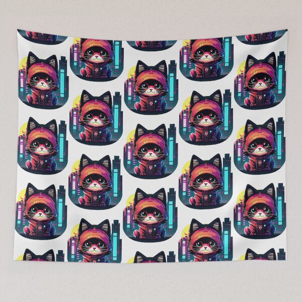 Item preview, A Cat Cyberpunk - collection II - v14 designed and sold by LashondaHazel.