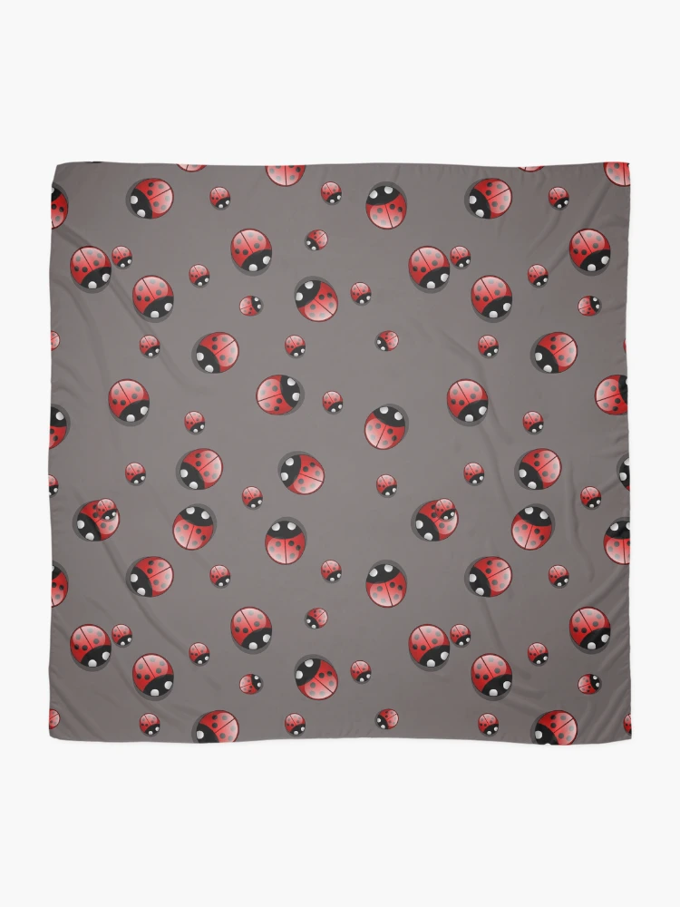 Thumbnail 2 of 3, Scarf, Pretty Ladybug Pattern designed and sold by Rell1970.