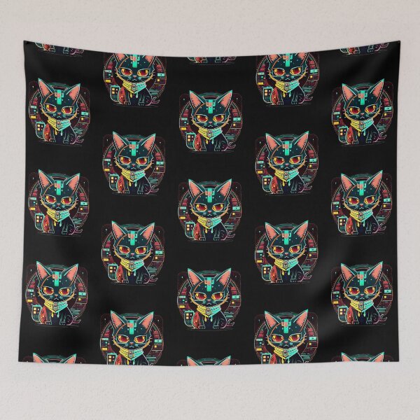 Item preview, A Cat Cyberpunk - collection II - v21  designed and sold by LashondaHazel.