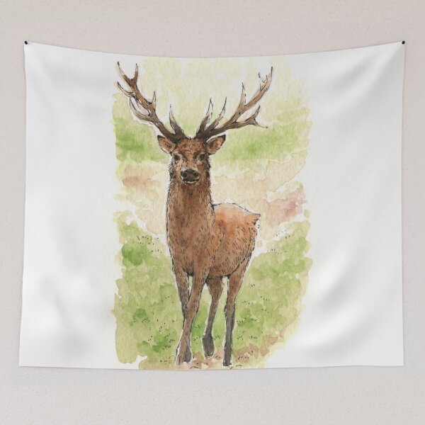 Item preview, Stag - Watercolour designed and sold by Brett Miley.
