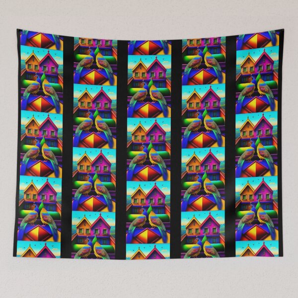 Item preview, lackadaisy Peaceful Gathering of Peacocks Active designed and sold by LashondaHazel.