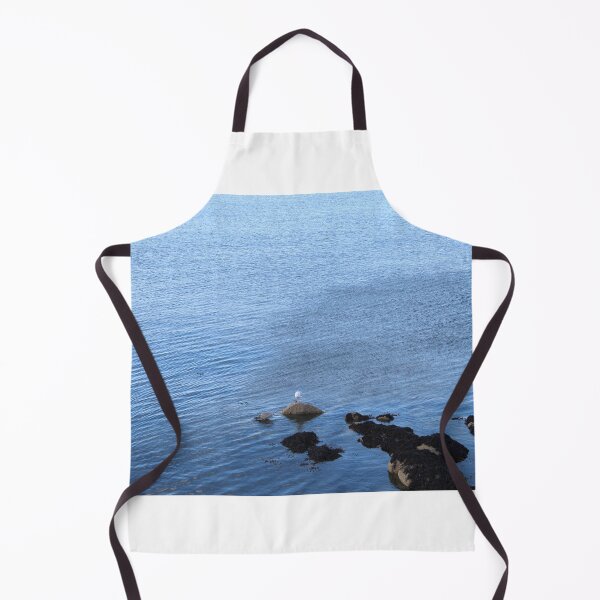 Item preview, Seagull on rock in middle of sea designed and sold by EwanP123.