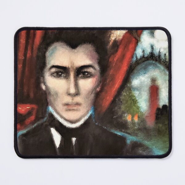 Item preview, Christopher Lee as Dracula designed and sold by The Mysterious Domain Alyne Whiteswan Fine Art Prints and Merch.