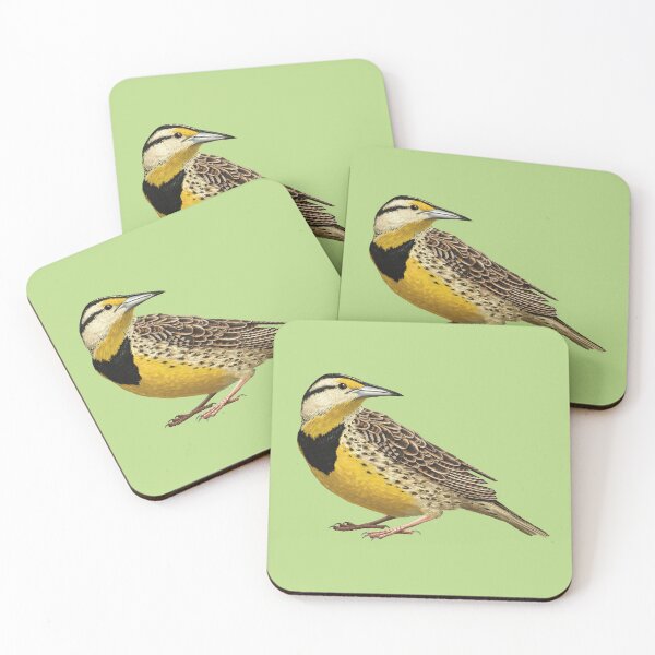 Item preview, Eastern Meadowlark Grassland Bird Species Illustration  designed and sold by Nick Garnhart.