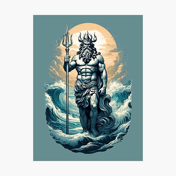 Poseidon, God of sea and earthquakes IG: jjhalltattoo #UVealism #jjha... | poseidon  tattoo | TikTok
