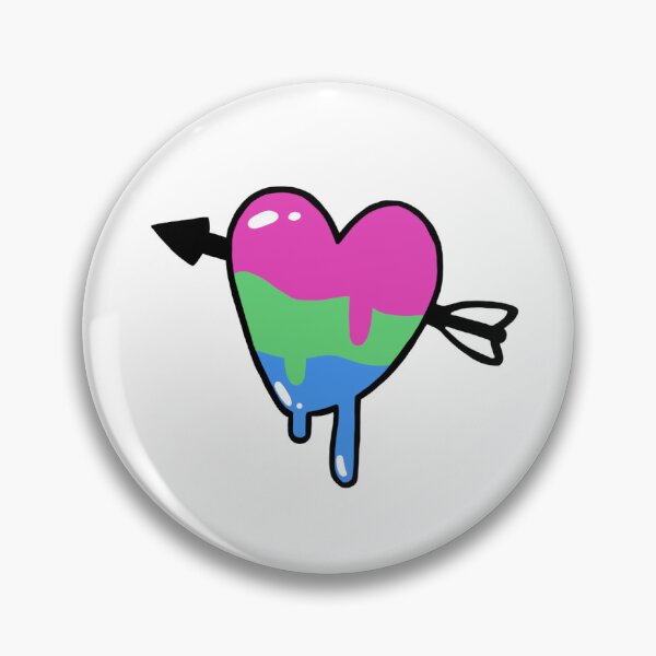Item preview, Poly Pride heart designed and sold by EggKidArt.