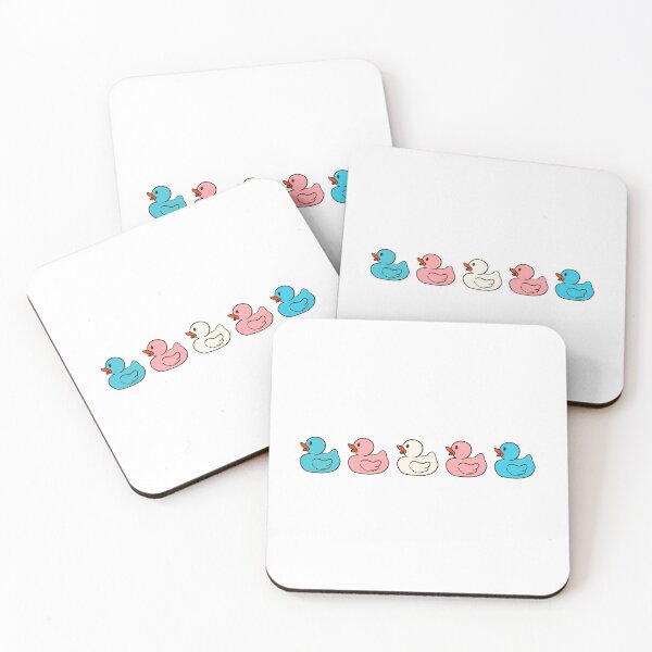 Item preview, Trans Pride Rubber Ducks designed and sold by ParticleStudios.