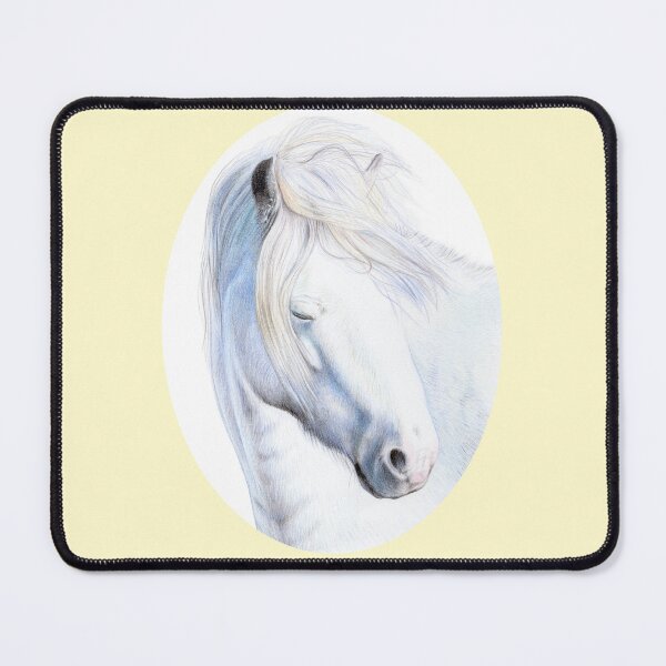 Item preview, Long Mynd Pony Pencil Drawing (yellow) designed and sold by SandraWarmerdam.