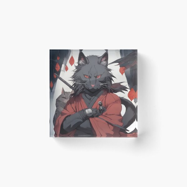 Aperçu de l'œuvre Chat ninja créée et vendue par Jambonfromage.