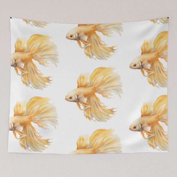 Item preview, Betta Splendens Watercolor Fish designed and sold by SchorlCraft.