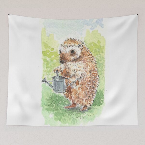 Item preview, Hedgehog - Watercolour designed and sold by Brett Miley.