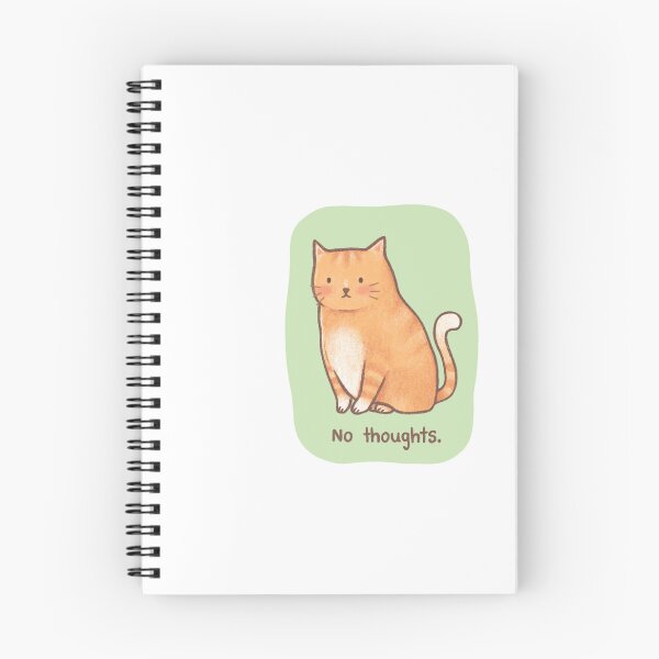 Item preview, No Thoughts Cat designed and sold by ZowaStudio.