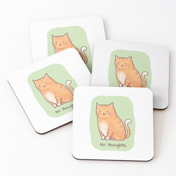 Item preview, No Thoughts Cat designed and sold by ZowaStudio.