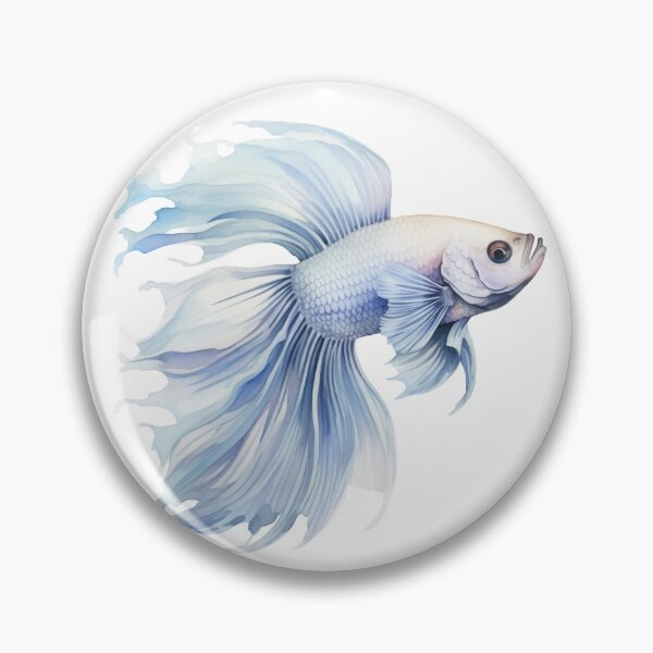 Item preview, Betta Splendens Watercolor Fish designed and sold by SchorlCraft.