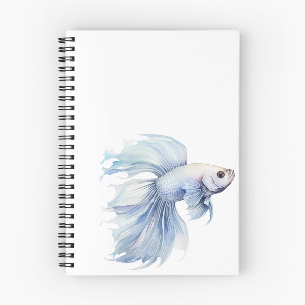 Item preview, Betta Splendens Acuarela Pez designed and sold by SchorlCraft.