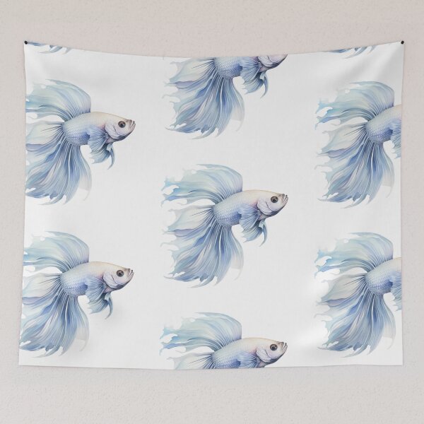 Item preview, Betta Splendens Watercolor Fish designed and sold by SchorlCraft.