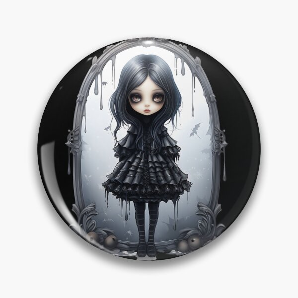 Item preview, Gothic doll - Nadja doll - Creepy designed and sold by GlunmanStore.