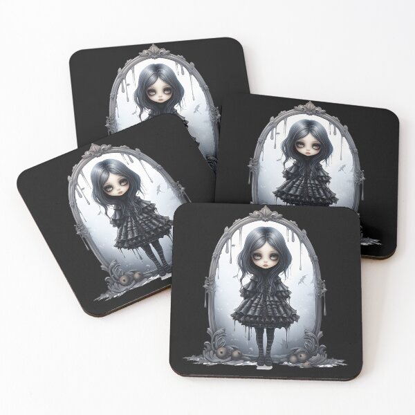 Item preview, Gothic doll - Nadja doll - Creepy designed and sold by GlunmanStore.
