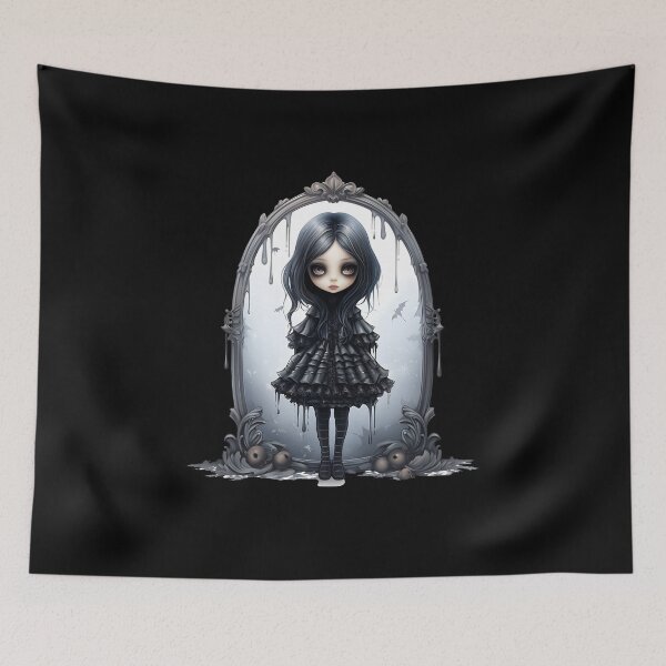 Item preview, Gothic doll - Nadja doll - Creepy designed and sold by GlunmanStore.