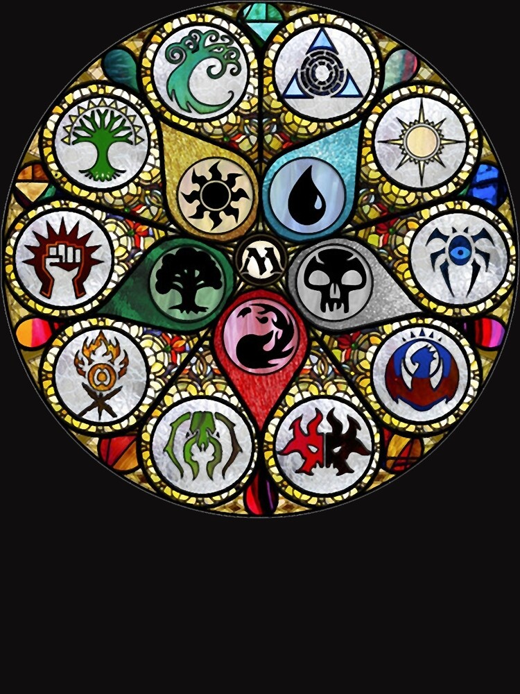 stained glass cards mtg Dominaria United Stained Glass Playmat main image 1