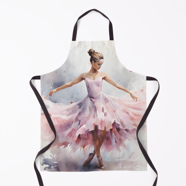 Item preview, Watercolor ballerina digital print designed and sold by dcrc.
