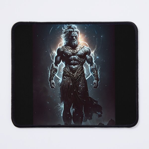 Item preview, Galactic Convergence: Ancient Greek Warrior Erebus Amidst the Cosmos designed and sold by creative-maxim.