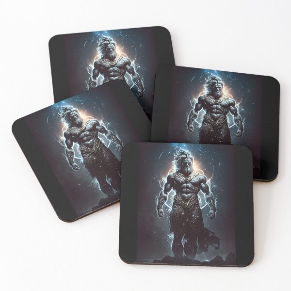 Item preview, Galactic Convergence: Ancient Greek Warrior Erebus Amidst the Cosmos designed and sold by creative-maxim.