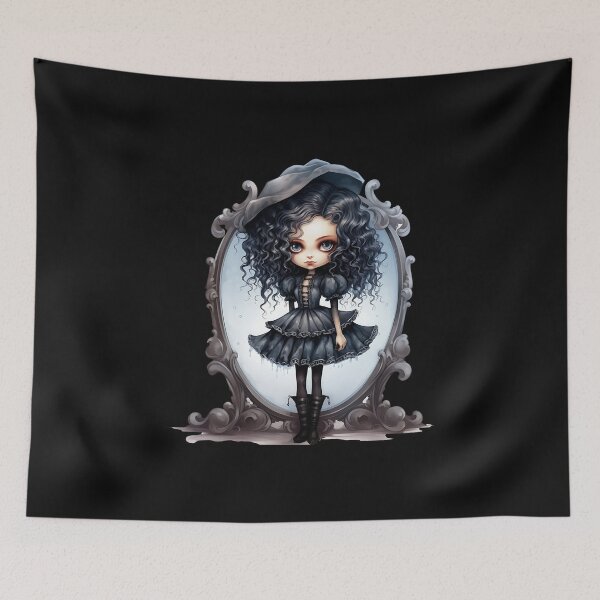 Item preview, Gothic doll - Nadja doll - Creepy designed and sold by GlunmanStore.