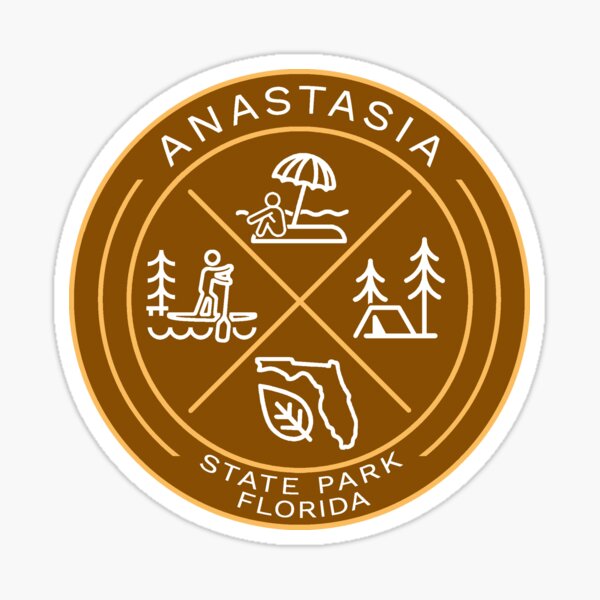 Item preview, Anastasia State Park Heraldic Logo designed and sold by VanyaKar.