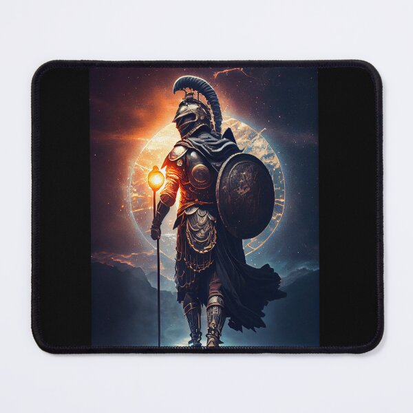 Item preview, From Darkness to Stars: Erebus, the Enigmatic Cosmic Warrior of Old designed and sold by creative-maxim.