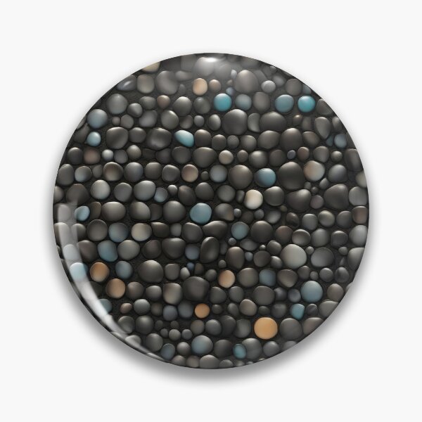 Item preview, Blue and beige and dark gray shiny pebbles. designed and sold by Rostislav Bouda.