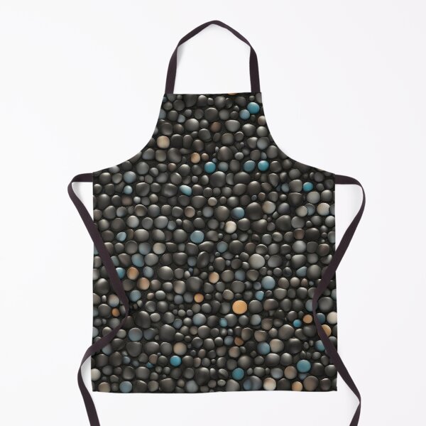 Item preview, Blue and beige and dark gray shiny pebbles. designed and sold by Rostislav Bouda.
