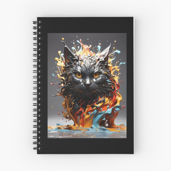Item preview, Black Cat, Halloween, Painted Cat Spirit  designed and sold by IndigoPixa.