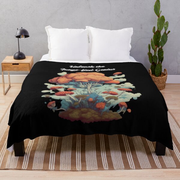 Item preview, Brain Flowers - Neural Fungi Delight - Brain Blooms and Whimsical Mushrooms designed and sold by CareChoice.
